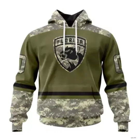 Personalized Florida Panthers Special Military 3D Hoodie