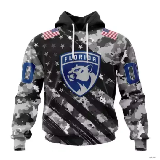 Personalized Florida Panthers Special Camo Military 3D Hoodie