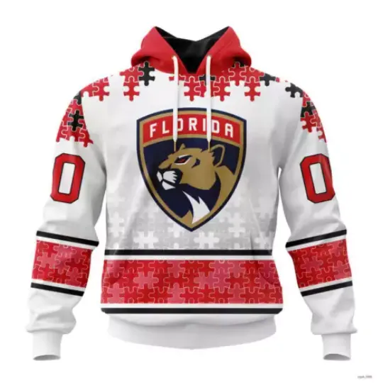Florida Panthers Special Autism Awareness 3D Hoodie Fan Hockey