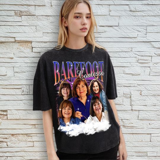 Barefoot Contessa Vintage T-Shirt, Retro 90's Bootleg Tee, Barefoot Contessa , Barefoot Contessa Unisex Shirt, Ina Garten Fan Shirt