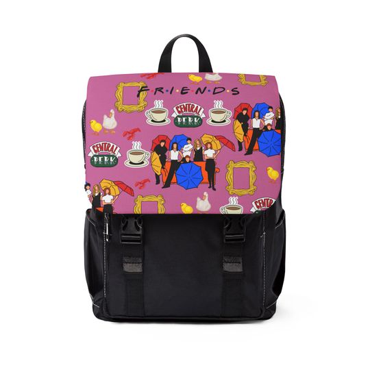 Friends TV Show Christmas Gift Unisex Casual Shoulder Backpack