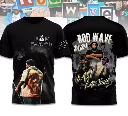 Rod Wave 2025 Last Lap Tour 2025 Best Artist T-Shirt