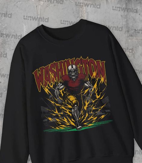 Discover Washington Football Sweatshirt - Graphic Crewnecks - Skeleton - Gift Shirt - Bootleg Shirt - Vintage - Skeleton Crewnecks - Commanders