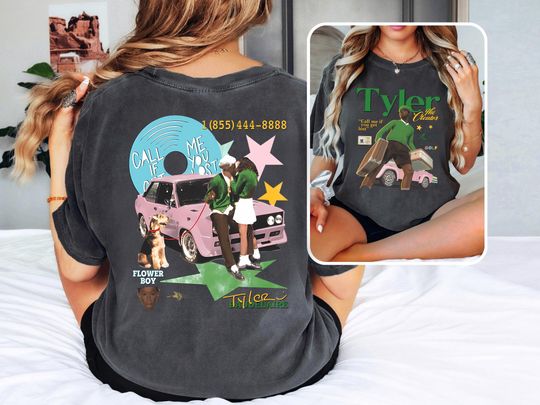 Tyler The Creator Music T-Shirt, Call Me If You Get Lost Tour Fan Music T-Shirt, Tyler Tour Music T-Shirt