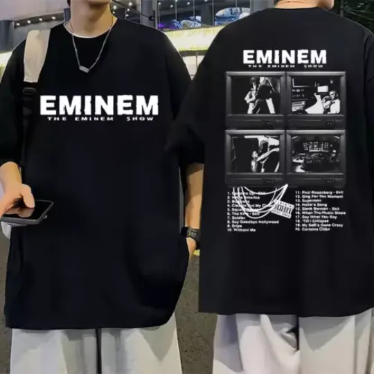 Rapper Eminem Music Album T-Shirt For Fans, Music T-Shirt