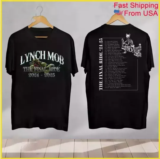 Lynch Mob the final ride 2024 2025 Music T-Shirt