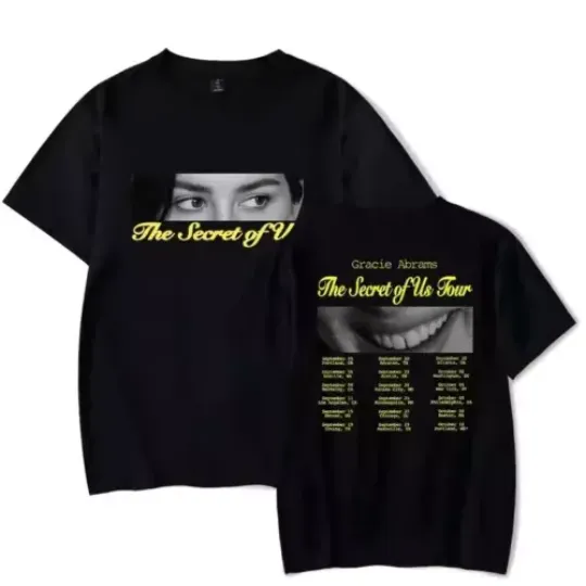 Gracie Abrams The Secret Of Us 2024 Tour Merch Music T-Shirt