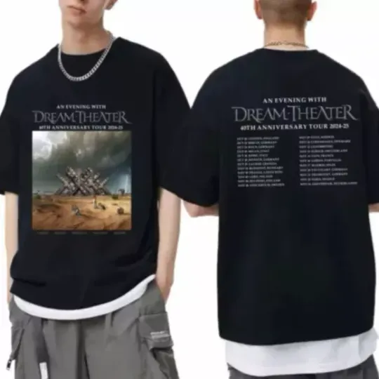 Dream Theater - 40th Anniversary Tour 2024 2025 Music T-Shirt