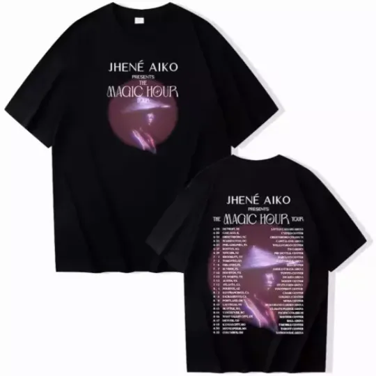 Jhene Aiko The Magic Hour 2024 Tour Summer T-Shirt For Fans, Music T-Shirt