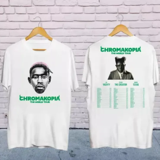 Tyler the Creator Chromakopia  T-Shirt, 2025 Tour Tyler the Creator Chromakopia  T-Shirt