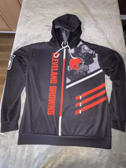 football Cleveland Browns 3D Hoodie All Over Print  Flaw See Pictures