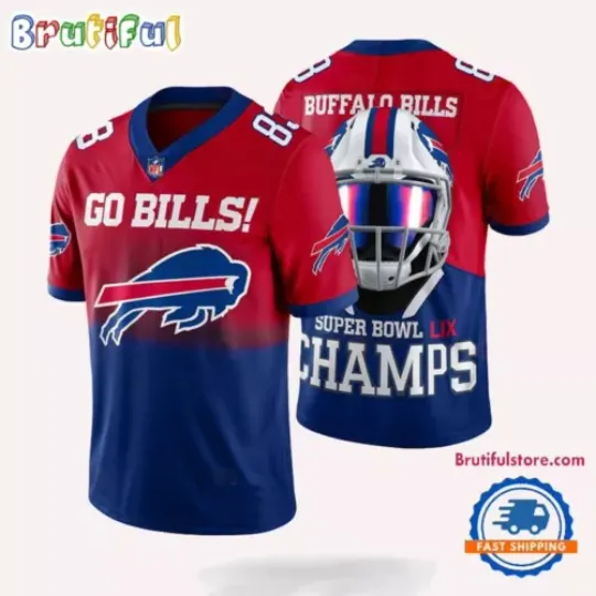 Buffalo Bills Go Bills SuperxBowl 2025 Champions Football Jersey Shirt