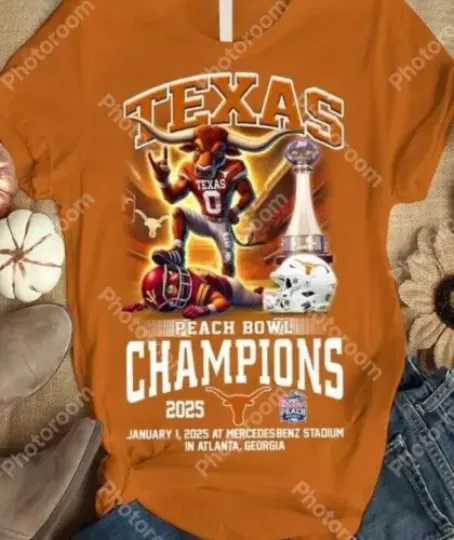 Texas Peach Bowl Champions 2025 Shirt