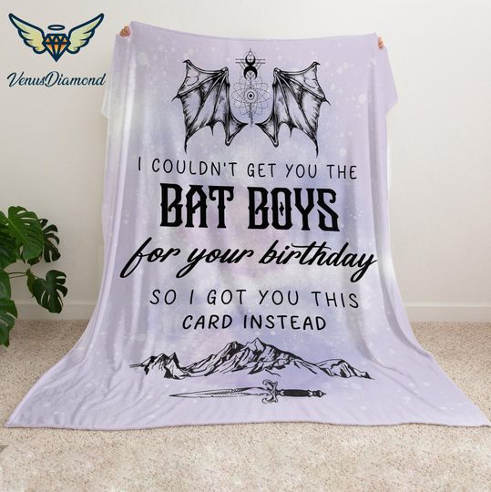 The Bat Boys Blanket Couch, Reader Gift Ideas For Her, Acotar Bookish, The Night Court Illyrians, Rhysand Cassian Azriel