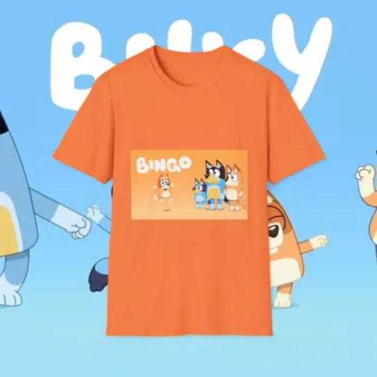 BlueyDad Bandit Bingo Chilli Unisex T-Shirt