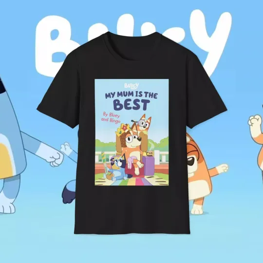 BlueyDad Bandit Best Dad Bingo Chilli Unisex T-Shirt