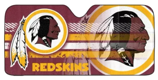 Washington Redskins 27" x 58" Sun Shade [NEW] football Truck Car Reflect UV Fold