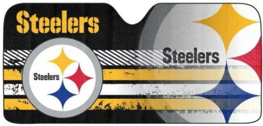 Fanmats Team Promark football Pittsburgh Steeler Car Truck Folding Sunshade