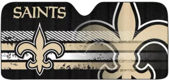 Fanmats Team Promark football New Orleans Saints Car Truck Folding Sunshade