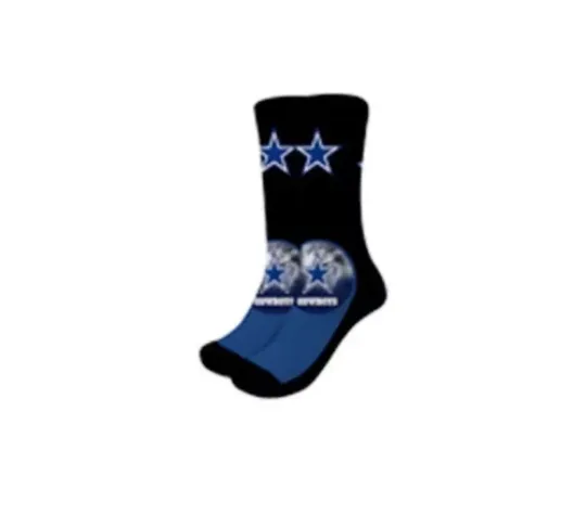Dallas Cowboys Jumbo Check Dress Socks Men One Size Fits Most football Football Teams