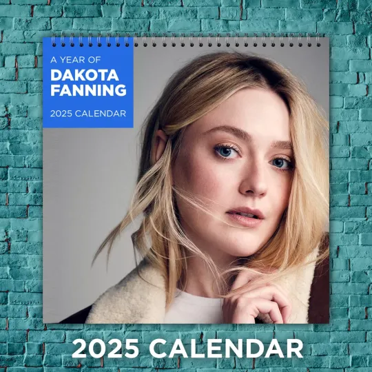 Dakota Fanning 2025 Hollywood Stars Calendar, Actress Calendar
