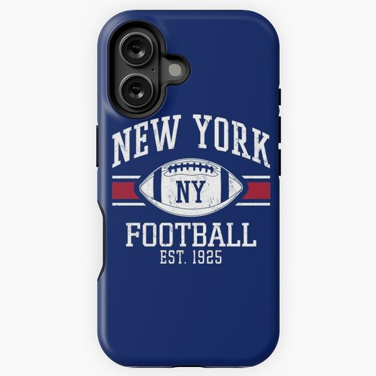 Vintage New York Football Team Retro NY Giants Goalline Sport iPhone Case