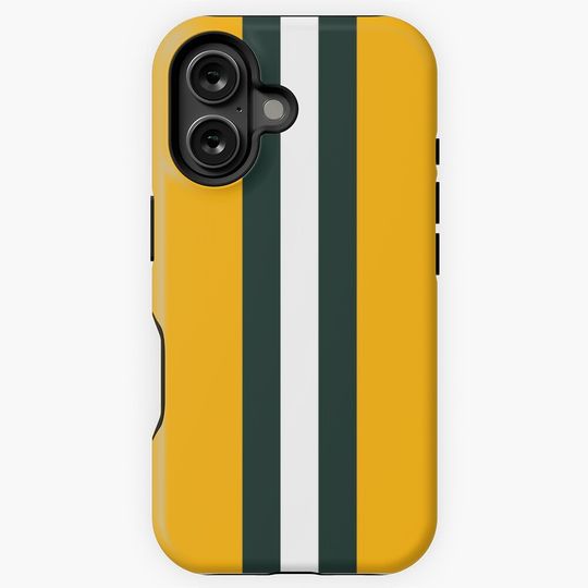 Green Bay Packers Stripes Design iPhone Case