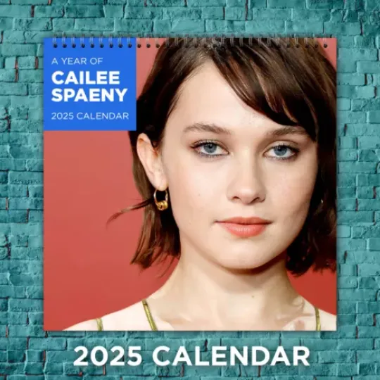 Cailee Spaeny 2025 Hollywood Stars Calendar, Actress Calendar