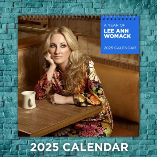 Lee Ann Womack 2025 Country Music Stars Calendar, 12-Month Singer Wall Calendar