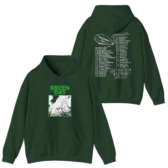 Green Day Tour Unisex Tour 2024 Fan hoodie