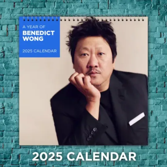 Benedict Wong 2025 Marvel Stars Calendar, 12-Month Actor Wall Calendar