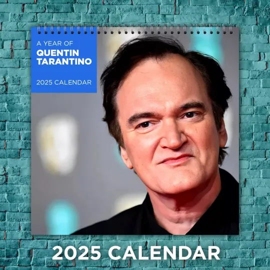 Quentin Tarantino 2025 Film Directors Calendar, 12-Month Director Wall Calendar