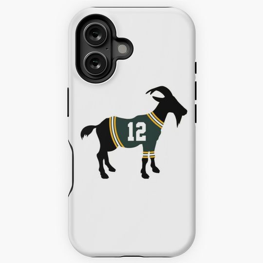 Aaron Rodgers GOAT iPhone Case