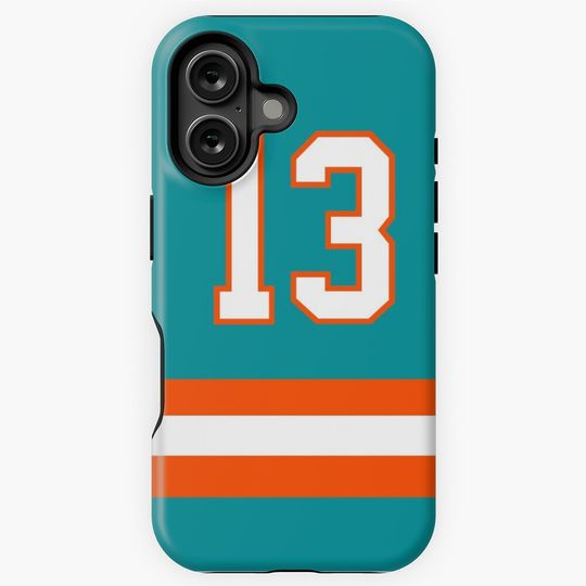 Miami Football - Home Number 13 iPhone Case