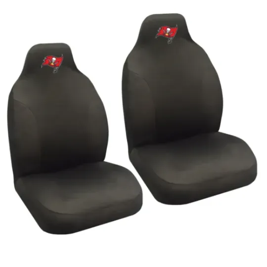 football Tampa Bay Buccaneers Car Truck 2 Front Seat Covers Set - Official Licensed