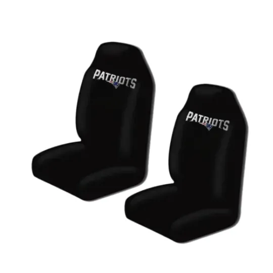 New football New England Patriots 2 Front Universal Fit Car Truck  Bucket Seat Covers