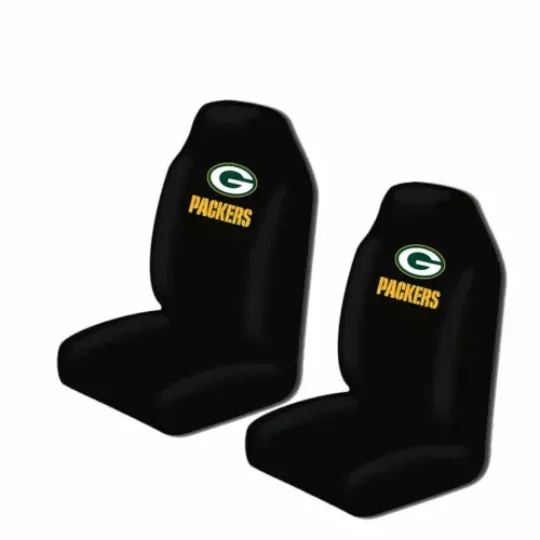 2pc Football Football Green Bay Packers High Back Seat Covers