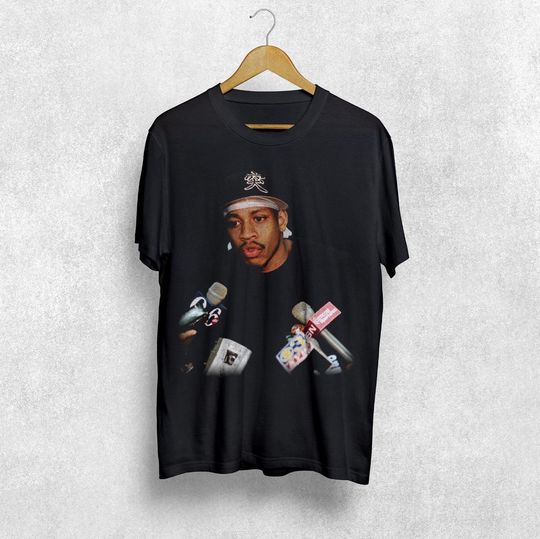 Allen Iverson Bootleg Vintage 90s T-Shirt, Gift for Woman and Man Unisex T-Shirt, Graphic Streetwear T-Shirt