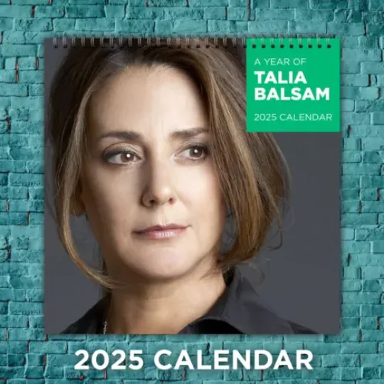 Talia Balsam 2025 TV & Film Stars Calendar, 12-Month Actress Wall Calendar