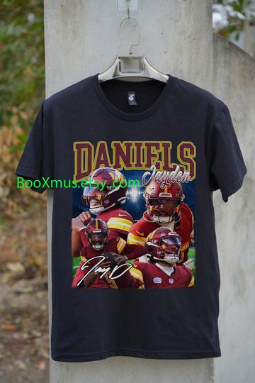 Vintage 90s Graphic Style Jayden Daniels T-Shirt, Jayden Daniels t-shirt, Vintage Sport Tee, Retro American Football Bootleg Gift, Best Gift