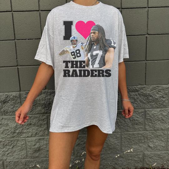 I love the Raiders Davante Adams Maxx Crosby Tshirt, Bootleg Davante Adams Shirt, football Vintage shirt, Las Vegas Raiders Gear, 90s football Oakland