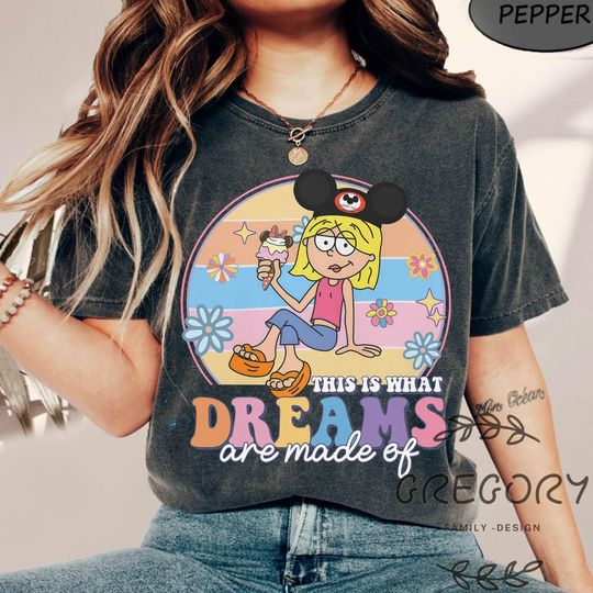Discover Retro 90s Cute Mickey Lizzie McGuire Comfort Color Shirt, This Is What Dreams Are Made Of Shirt,   Disneyland Family Vacation Gift