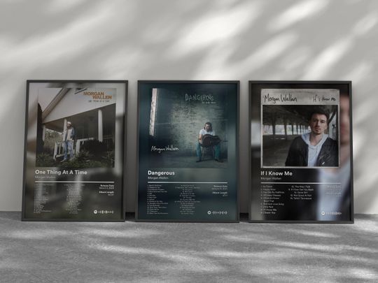 Wallen Western Album Cover Posters