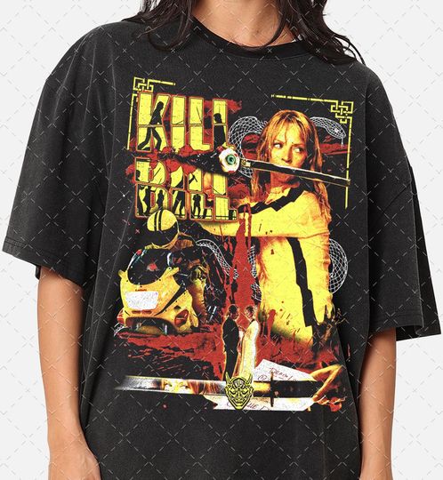 Kill Bill : Volume 1 90s Graphic Tee, Movies Gift for woman and man Unisex T-shirt