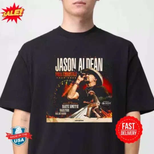 Jason Aldean Full Throttle Tour 2025 Classic T-Shirt