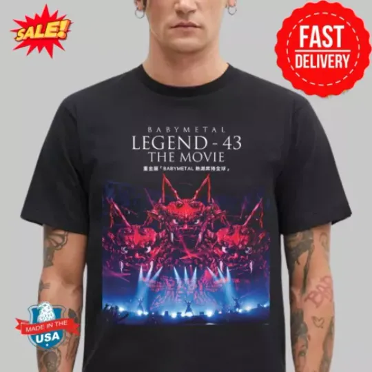 Baby Metal Legend 43 The Movie On January 11th 2025 Classic T-Shirt