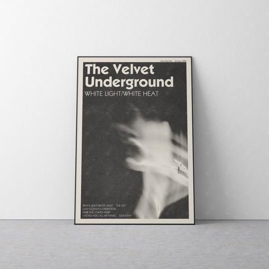 The Velvet Underground Album Posters | Vintage 60s Punk Music Wall Art