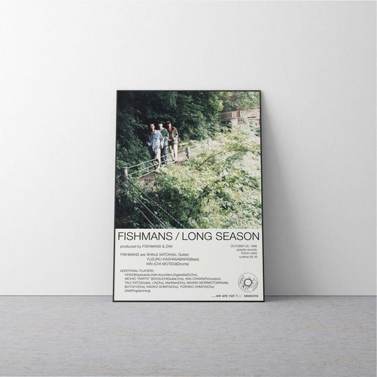 Fishmans - Long Season Poster | 90s Japanese Dream Pop Wall Art
