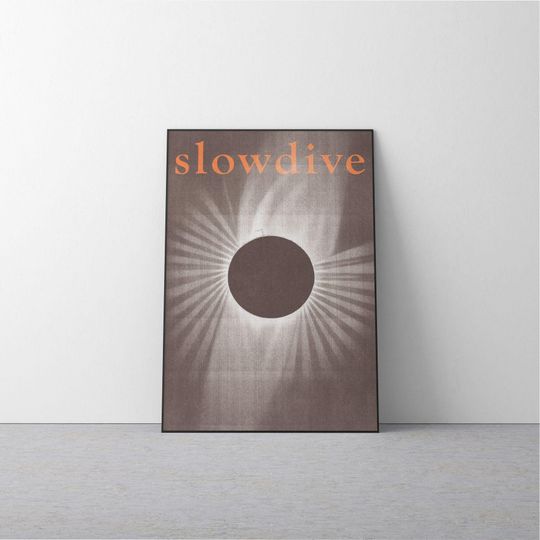 Slowdive Poster | 90s Shoegaze Wall Art