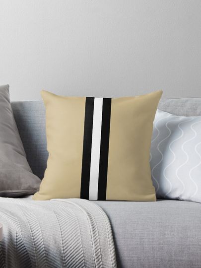 New Orleans Saints Stripes Pillow